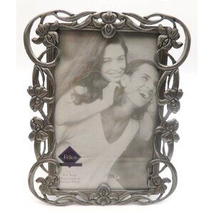 Fetco Intl Metal Floral Vine Picture Photo Frame 5x7 Horizontal Vertical